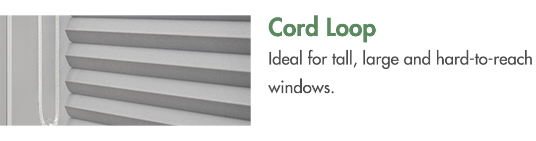 Cord Loops are ideal for large and hard-to-reach windows.