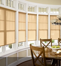 Bow Window Treatments: Roller Shades & More | Blindsgalore.com