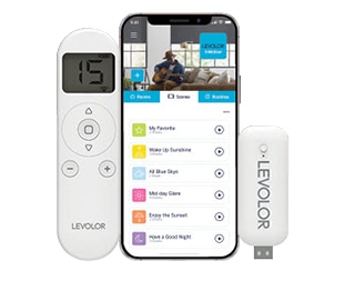 connect your motorized Levolor blinds or shades to your smart devices