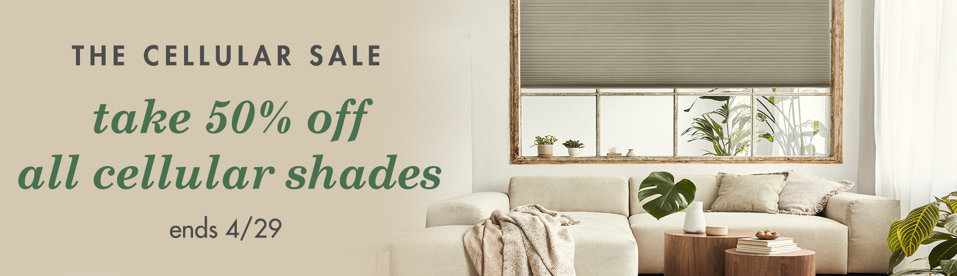 The Cellular Sale Starts Now, Take Up to 50% off Cellular Shades