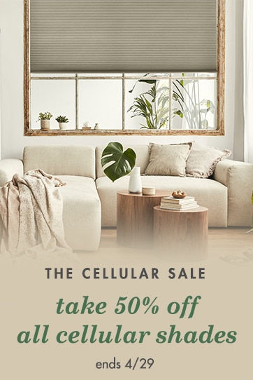 The Cellular Sale Starts Now, Take Up to 50% off Cellular Shades