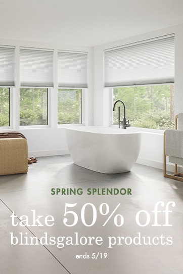 Now serving Spring Splendor, take 50% off all blindsgalore products