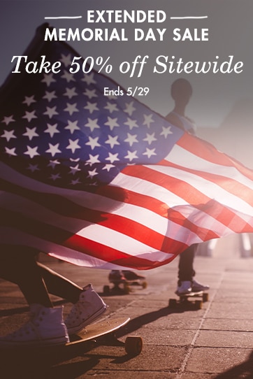 Extended Memorial Day Sale , Up to 50% off Everything