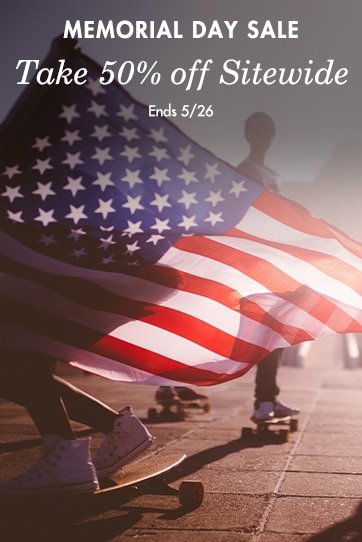 Memorial Day Sale, Take 50% Off Everything All Weekend Long