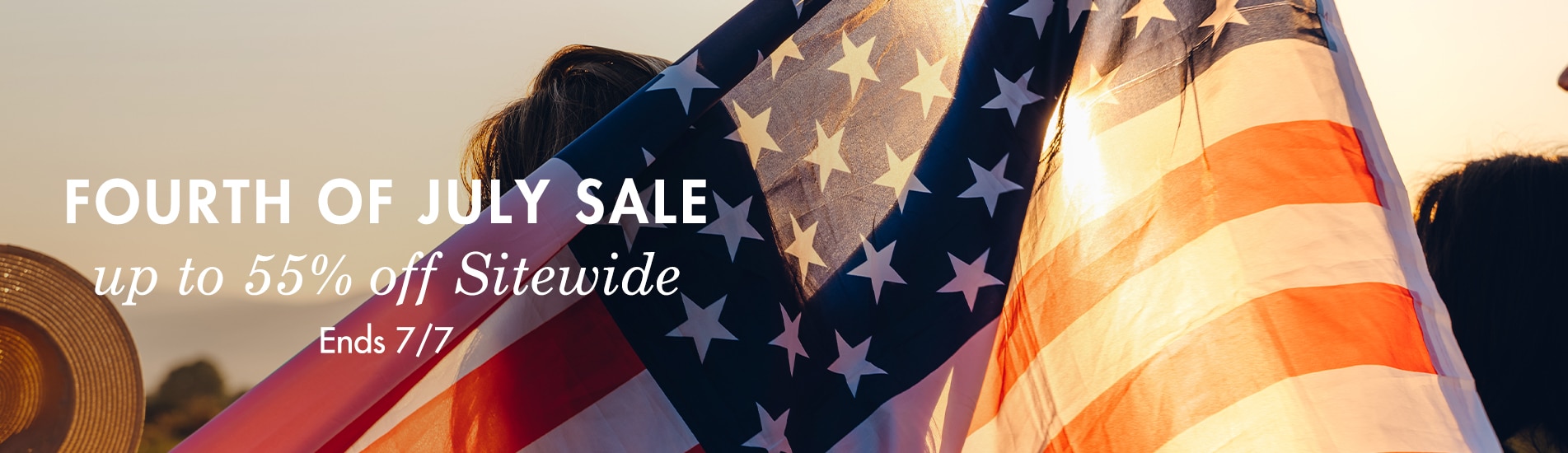 Fourth of July Sale, take up to 55% off Everything