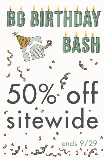 Celebrate our Birthday with us and take 50% OFF sitewide