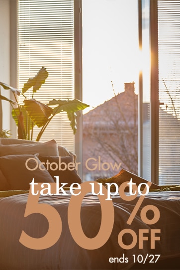 Make October glow with up to 50% off sitewide