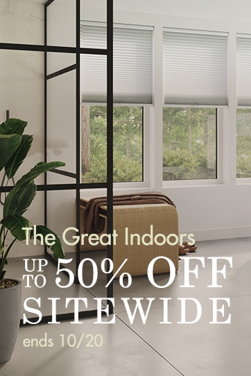 Celebrate the Great Indoors with up to 50% off sitewide