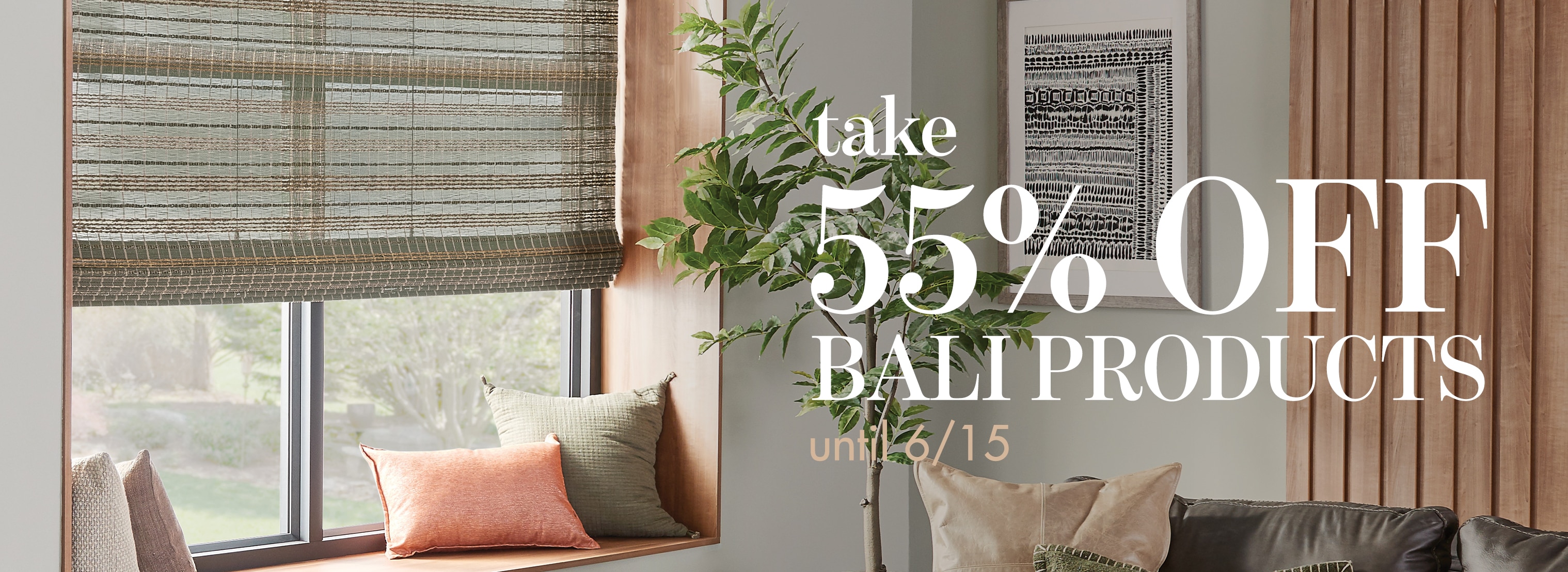 Shop custom Bali blinds and shades at Blindsgalore