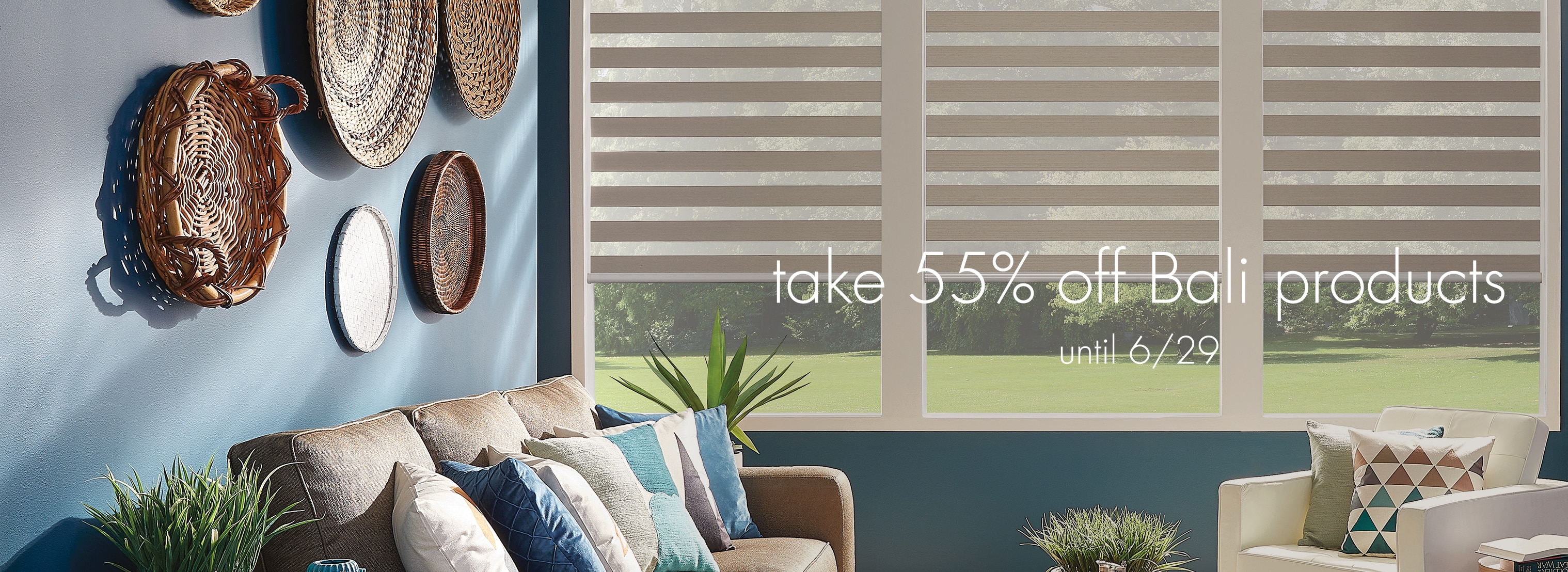 Shop custom Bali blinds and shades at Blindsgalore