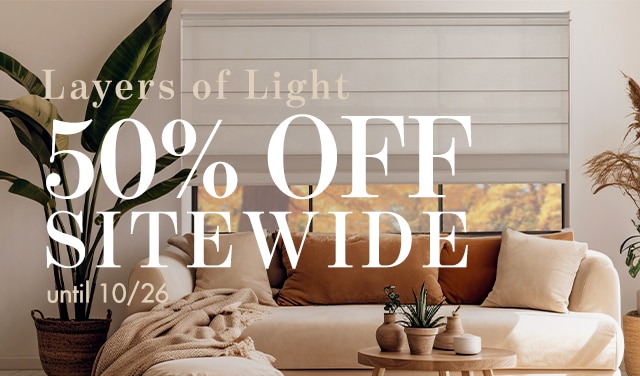 find layers of light with 50% off sitewide