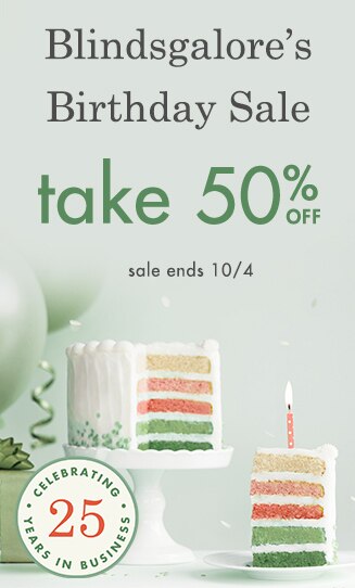 Celebrate our 25th Birthday with 50% Off Everything title=