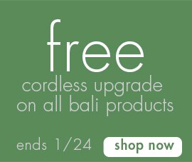 FREE cordless + 40% off all bali