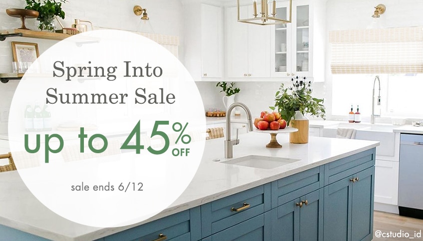 spring into summer with 45% off everything