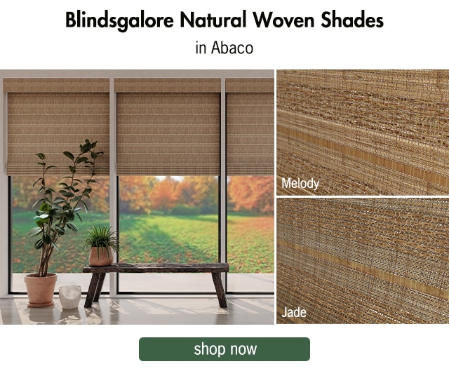 Blindsgalore Natural Woven Wood Shades in Abaco