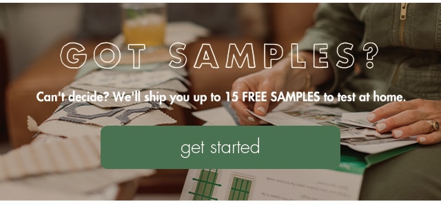 get started with up to 10 free samples to see your favorite fabrics in your own home