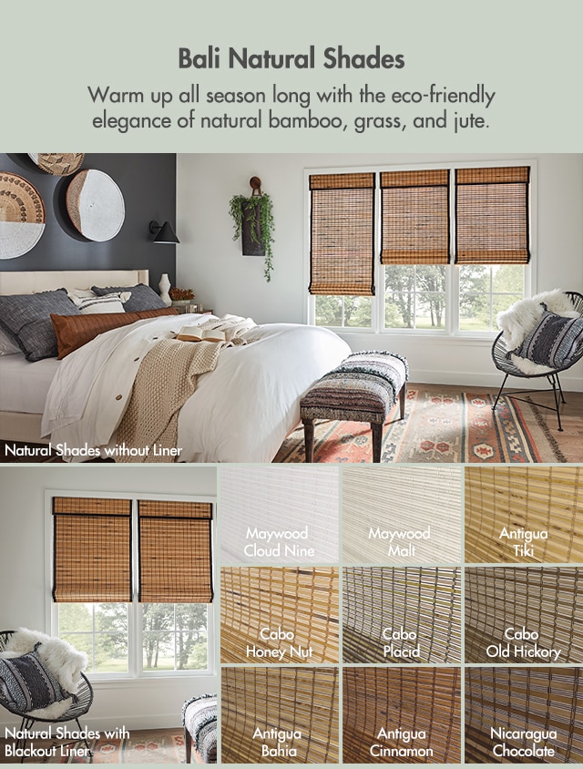 Bali Natural Shades in Bamboo