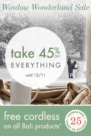 Create a Window Wonderland with 45% off everything