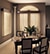Bali Regal Wood Cornice Shown in Deep Cherry with Bali Vertical Blinds