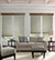 Bali Regal Wood Cornice Shown in Majestic Walnut with Bali Pleated Shades