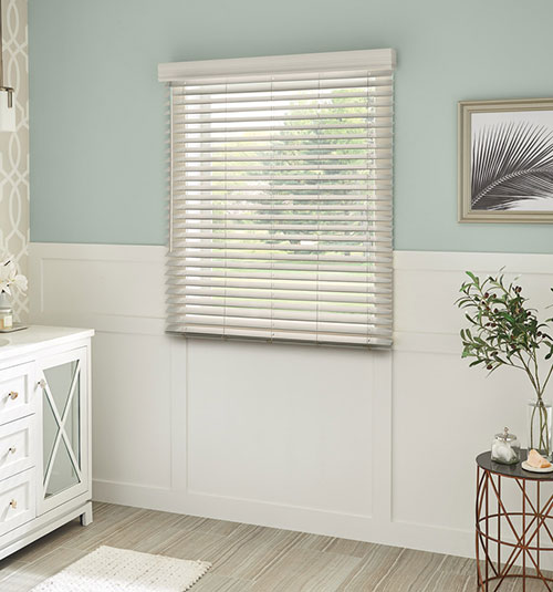 Bali 2&quot; Faux Wood Blinds: Shown in Greystone