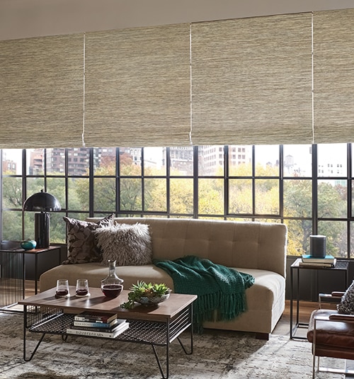 Bali Natural Shades: Shown in Blended Grain Wild Rice Shimmer