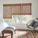 Bali Woven Bamboo Shades shown in Nicaragua Umber