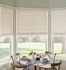 Bali Woven Bamboo Shades shown in Maywood Malt