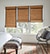 Bali Woven Bamboo Shades shown in Nicaragua Umber