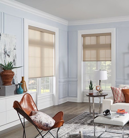 Bali&#xAE; Solar Shades shown in Revelation Corbel
