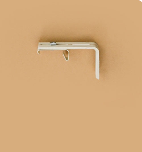Vertical Blind Mounting Bracket: Track Clip Bracket (top and inside mount) with Extension Bracket (wall and outside mount)