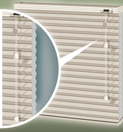 Bali Cellular Shade option: Standard Cord Control