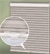 Bali Cellular Shade option: Cordless Clear Handle
