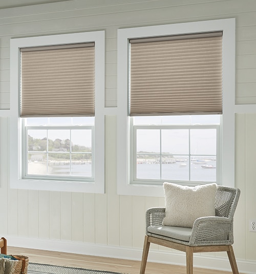 Bali Blackout Cellular Shade shown in Luxe Wise King