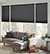 Bali Motorized Cellular Shades shown in Halo Stealth Jet