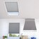 Bali Skylight Cellular Shades shown in Halo Gray Whisper