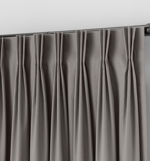 Pinch Pleat Drapery detailed view