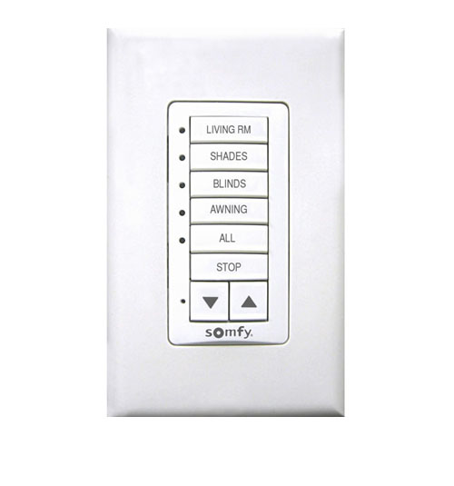 Bali® Wall Switch for Motorized Shades 5Channel Blindsgalore