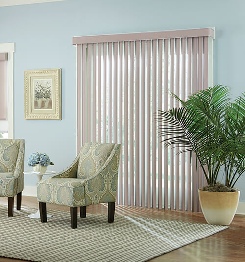 Bali Fabric Vertical Blind: Runway Ecco