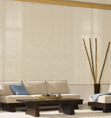Bali Sliding Panels shown in Lucence White