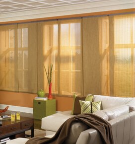 Bali Sliding Panels: Textures & Patterns Solar Shades