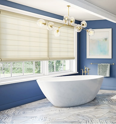 Levolor Roman Shades: Room Darkening Solids