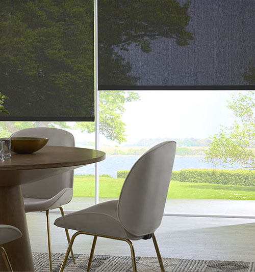 Levolor Roller Shade shown in Newport Bone 10 Percent