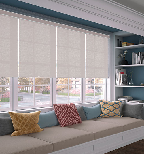 Levolor Roller Shade shown in Aspen Heathered