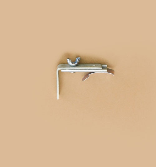 Panel Track Mounting Bracket: Track Clip Bracket (top and inside mount) with Extension Bracket (wall and outside mount)