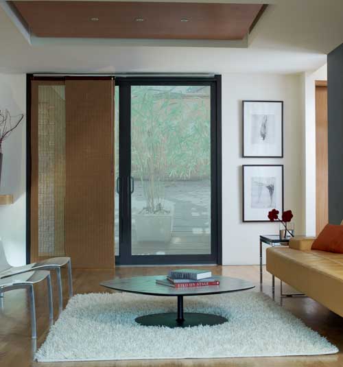 Levolor Panel Track Blind: Woven Woods: Citiscape Spice