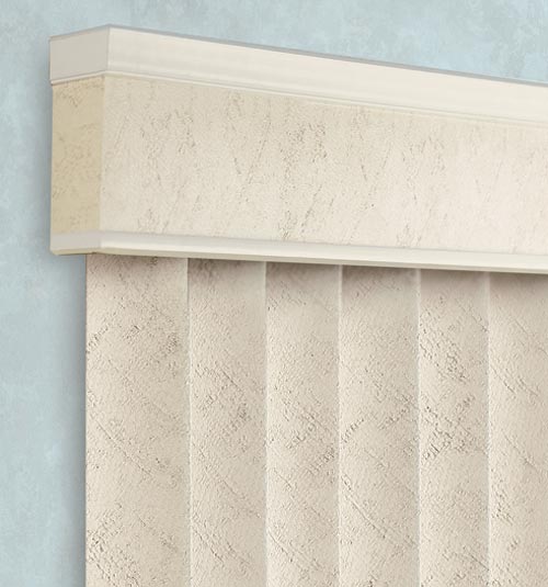 Transitional Valance with White trim
