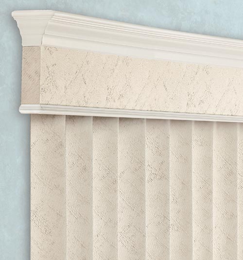 Traditional Valance with White trim