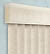 Transitional Valance with White trim
