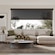 Blindsgalore Solar Shades shown in Sheerweave 2360: Charcoal